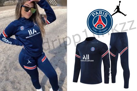 search on dhgate:21 22 23 24 tuta mens soccer tracksuits malliot Psg Tracksuit, Fly Emirates, Mens Soccer, Football Kits, Soccer, Football, Paris, France, Blue