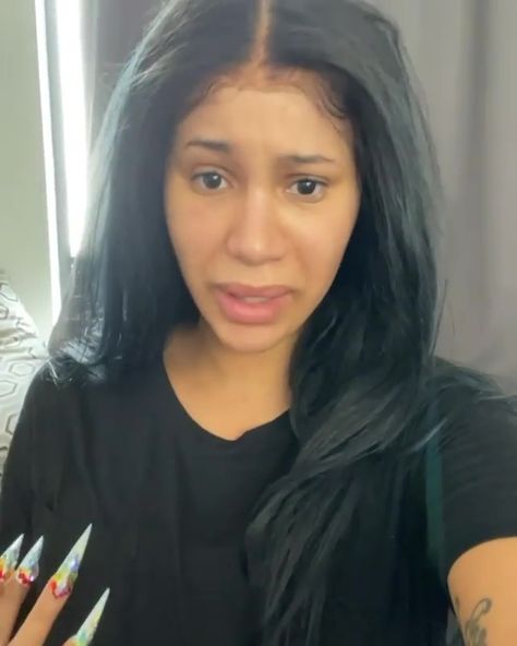 CARDI B has hit back at fans who trolled her after she shared pictures of her skin while wearing no make-up. “I just wanted to let y’all know that I feel comfortable in my skin,” Cardi shared in a video she took 20 minutes after waking up, with no make-up and unbrushed hair. “I never […] Cardi B Without Makeup, No Make Up, Makeup Photos, Swag Outfits For Girls, No Makeup, Photo Makeup, Without Makeup, My Skin, Cardi B