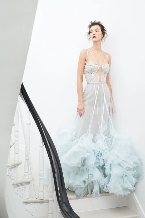 Prewedding Dress, Marchesa Gowns, Organza Gown, Organza Gowns, Night Dresses, Fashion Corner, Glamorous Dresses, Wildest Dreams, Special Dresses