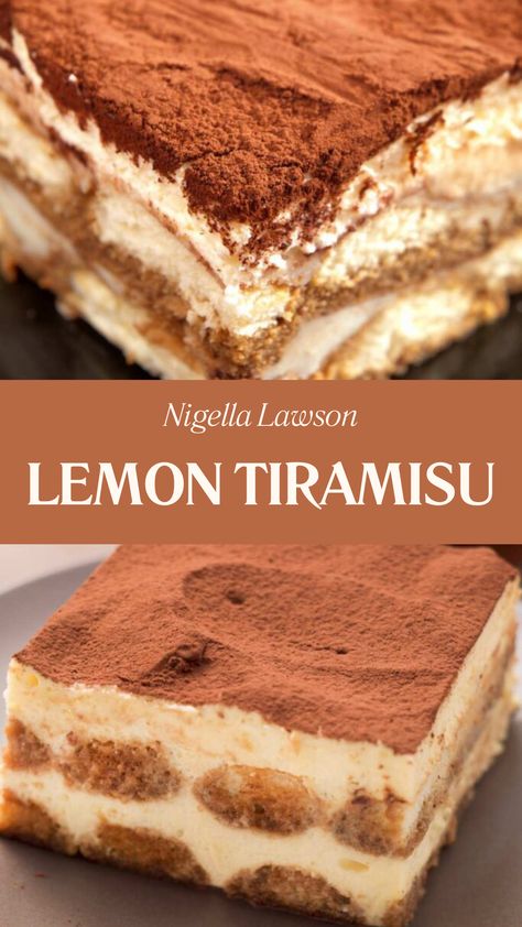 Nigella Lemon Tiramisu Sponge Finger Recipes, Nigella Recipes, Finger Biscuits, Lemon Tiramisu, Nigella Lawson Recipes, Lemon Curd Cake, Tom Kerridge, Lemon Drops, Bread Cookies