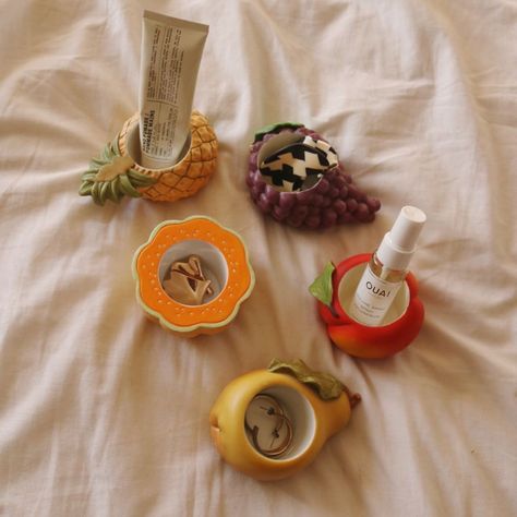 Tea Light Candle Holders, Ceramic Fruit, Fruit Tea, Tealight Holder, Light Candle, Tealight Candle Holders, Tealight, House Inspo, Trinket Dishes