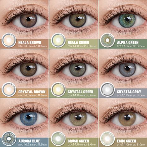 Unlock the allure in your eyes with our enchanting collection of lenses, tailor-made for small pupils. 👁️😼⁠💫 Let your gaze glow with captivating beauty, as each lens adds a touch of irresistible charm.⁠ ---- #just4kira #coloredcontacts Eye Contact Colors Natural, Lens Colour For Fair Skin, Eyes Lenses Color, Contact Lenses For Filipina, Eye Lenses Color For Indian Skin, Eye Lenses Color, Colour Lens, Different Eye Colors, Coloured Eyes