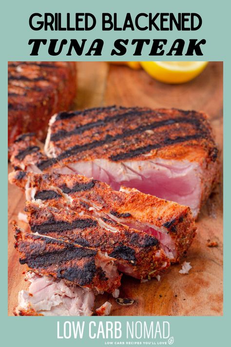 Discover the ultimate summer dinner recipe with our Grilled Blackened Tuna Steaks. With homemade blackened seasoning, these tuna steaks offer rich, bold flavors that are surprisingly easy to achieve. Perfect for a quick, nutritious summer meal. Click now for the printable recipe and enjoy a gourmet experience at home!