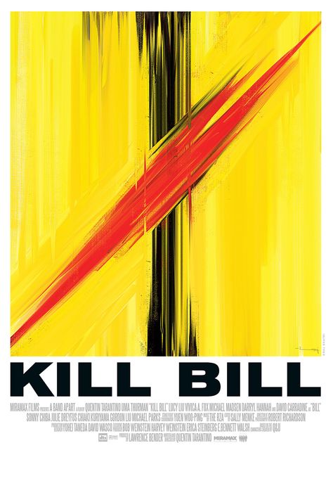 Kill Bill Kill Bill Poster, Famous Movie Posters, Cinema Design, Superhero Poster, Best Movie Posters, رعب نفسي, Minimal Movie Posters, Poster Abstract, Film School