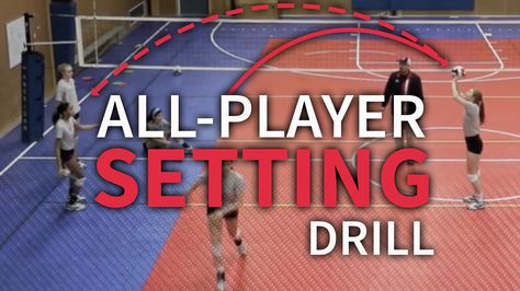 Volleyball Drills For Beginners, Volleyball Passing Drills, Volleyball Warm Ups, Setting Drills, Youth Volleyball, Volleyball Set, Volleyball Skills, Volleyball Practice, Volleyball Tips