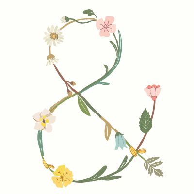 Floral Ampersand Tattoo, Wall Art Free Printables, Floral Ampersand, Ampersand Tattoo, Spring Printables Free, Botanical Alphabet, Pretty Printables, Spring Printables, Floral Printables