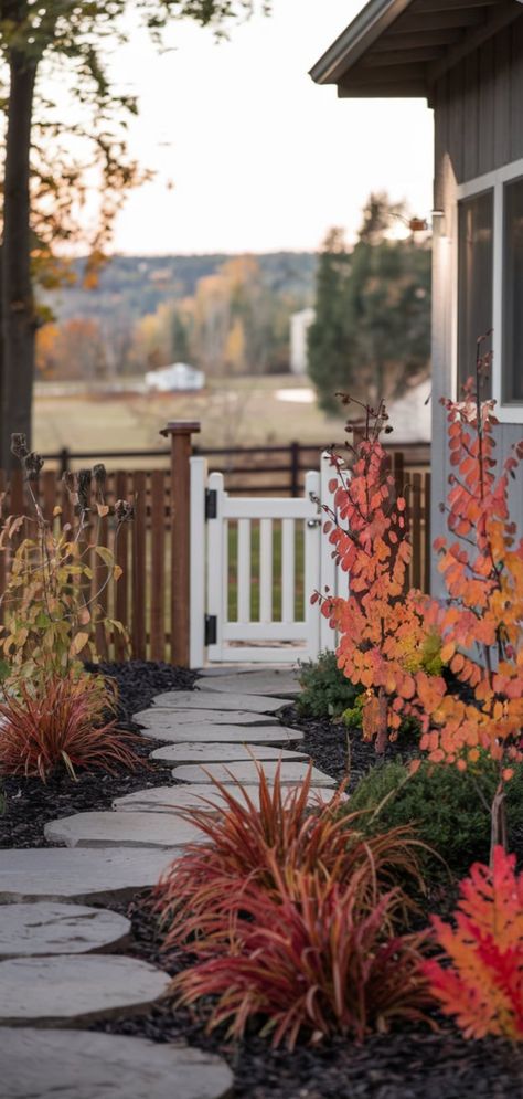 Keep it simple and stunning with these front yard landscaping designs! Perfect for small spaces or easy upkeep, these ideas will enhance your home’s look without overwhelming your budget or schedule. #SimpleLandscaping #FrontYardDesign #CurbAppeal #EasyLandscaping #OutdoorSpaces #YardIdeas #LandscapingTips #FrontYardGoals #GardenDesign #LowMaintenanceLandscaping #HomeDecor #OutdoorInspiration #LandscapingIdeas #BeautifulYards Front Landscaping Ideas, Front Lawn Garden, Front Yard Designs, Front Yard Ideas, Simple Front Yard Landscaping, Simple Front Yard, Small Front Yard, Landscaping Front Yard, Front Yard Design