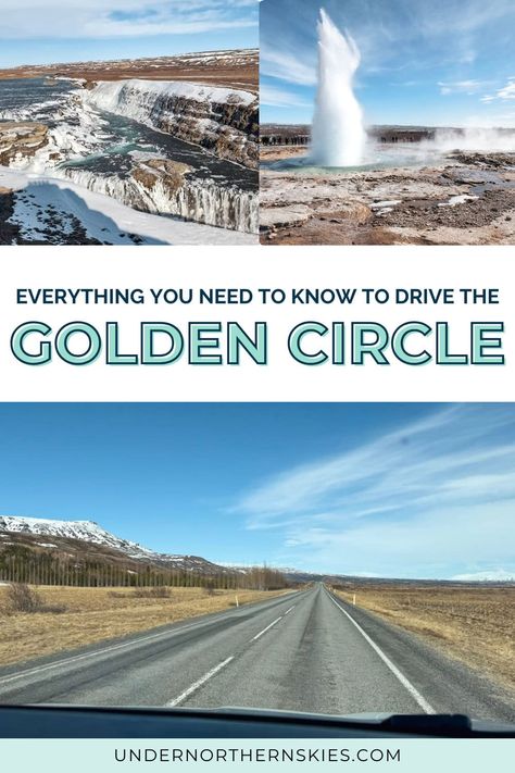 Are you planning on self-driving the Golden Circle in Iceland? This is one of the most popular road trips in the country, and here’s everything you need to know. Golden Circle Iceland, Gullfoss Waterfall, North Iceland, Iceland Travel Guide, The Golden Circle, Iceland Travel Tips, Thingvellir National Park, Iceland Waterfalls, Perfect Road Trip