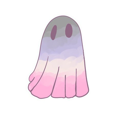 a drawing of the cupioromantic flag in shape of a ghost Demigirl Flag Aesthetic, Hidden Demigirl Wallpapers, Demi Girl Aesthetic, Demigirl Art, Demi Girl Flag, Demigirl Wallpaper, Pride Ghost, Demigirl Flag, Asexual Spectrum