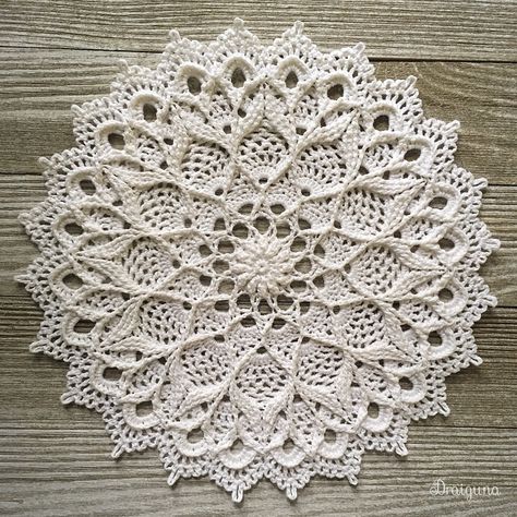 Ravelry: Leylight by Julia Hart Ravelry Free, Julia Hart, Sunflower Crochet, Double Crochet Decrease, Crocheted Doilies, Doily Rug, Back Post Double Crochet, Front Post Double Crochet, Crochet Decrease