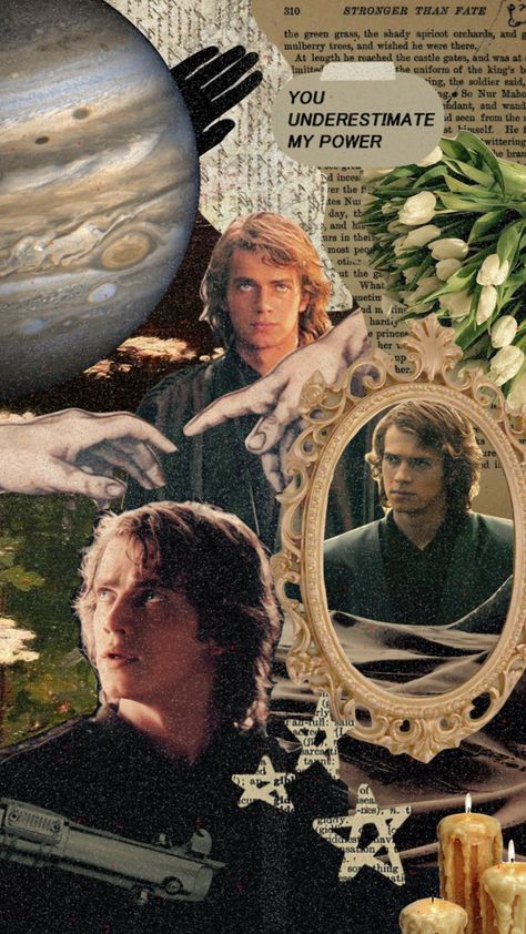 Hayden Christensen Collage Wallpaper, Starwars Collage Wallpaper, Anakin Skywalker Collage, Hayden Christensen Collage, Star Wars Moodboard, Anakin Wallpaper Aesthetic, Anakin Skywalker Wallpaper Aesthetic, Anakin Wallpaper, Star Wars Collage