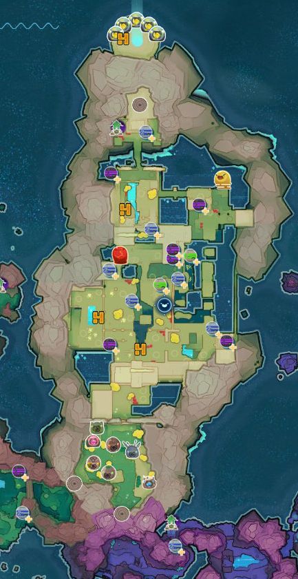 Slime Rancher Treasure Pods Map, Slime Rancher Layout, Slime Rancher Map, Slime Rancher Game, Slime Games, Desert Map, Slime Rancher 2, Slime Rancher, Sakura Art