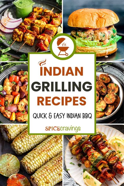 Veg Grilling Recipes, Indian Food On Blackstone, Grilled Indian Food, Indian Grill Recipes, Indian Bbq Recipes Vegetarian, Veg Barbeque Recipes, Indian Grilled Chicken Recipes, Indian Bbq Party Ideas, Indian Bbq Recipes