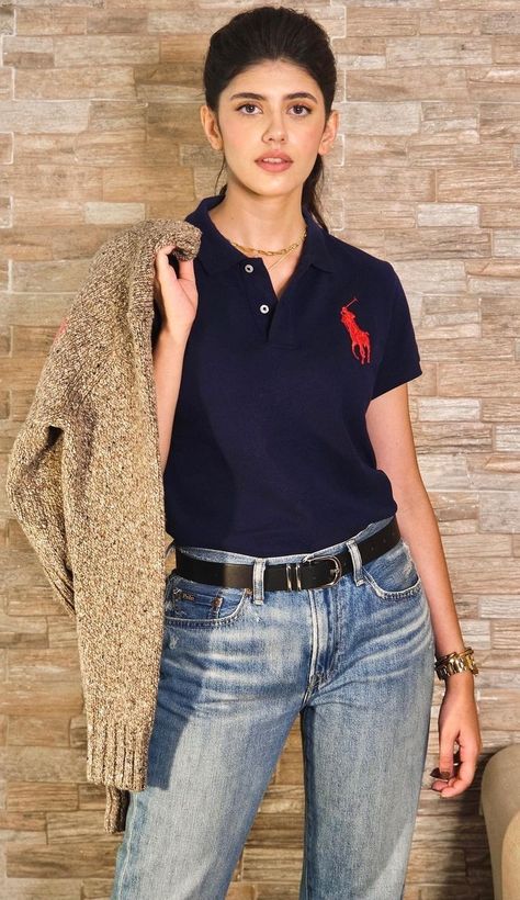 Sanjana Sanghi, Bollywood Actress, Mens Polo, Men's Polo Shirt, Polo Ralph Lauren, Polo Shirt, Ralph Lauren, Actresses, Celebrities