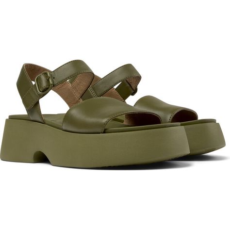 The light and bendable Oruga combines Camper's distinctive urban style with soft leathers and textiles. | Camper | Oruga Calfskin Leather Flexible Sandals, Medium (Green, Size 11) | Maisonette collects the best children’s products from around the world (unlike Zulily, Etsy, The Tot, Farfetch Kids, Childrensalon, Crate and Kids, Kohls, Wayfair, Buy Buy Baby, Nordstroms, Mini Boden, J.Crew Factory, or PotteryBarn Kids), creating a curated shopping experience for you. Think of us as your shortcut t Camper Sandals, Charlotte Chesnais, Camper Shoes, Red Sandals, Ankle Strap Wedges, Buy Buy, Buy Buy Baby, Blue Sandals, Mini Boden