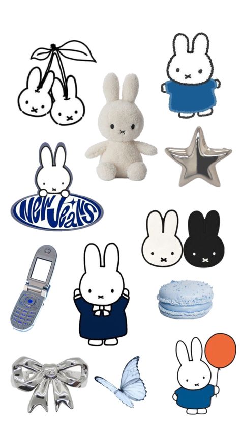 Miffy Sticker Printable, Miffy Sticker Sheet, Miffy Costume, Miffy Sticker, Story Stickers, Sticker Inspo, Paper Crafts Magazine, Sticker Printing, Sketchbook Cover