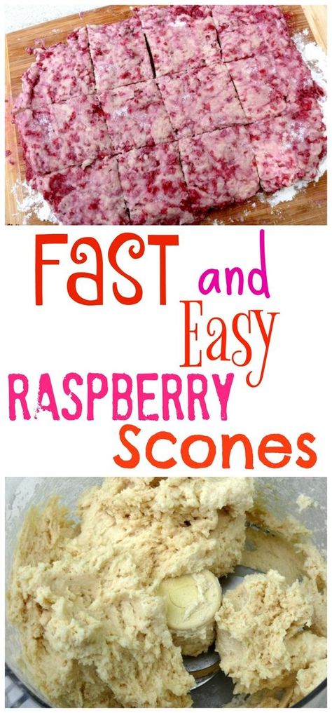 Best Scone Recipe, Raspberry Scones, Winter Dessert Recipes, Raspberry Recipes, Popular Desserts, Fast Easy Meals, Scone Recipe, Morning Food, Afternoon Snacks