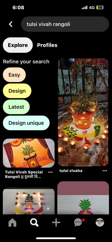 #tulsivivah #rangoli #rangoliart #aesthetic #festival #festivallook #decorationideas Tulsivivah Rangoli, Aesthetic Festival, Tulsi Vivah, Festival Looks, Festival