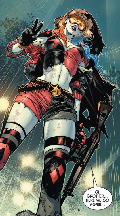 Comics and nothin' but — Batman v3 #97 (2020) pencil & ink by Jorge Jiménez... Harley Quinn, A Woman, Comics, Red, White, Black