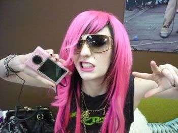 Audrey Kitching Audrey Kitching Scene, Pink Emo, Audrey Kitching, Goth Scene, Scene Queens, Rawr Xd, Emo Hair, Scene Fashion, Scene Emo