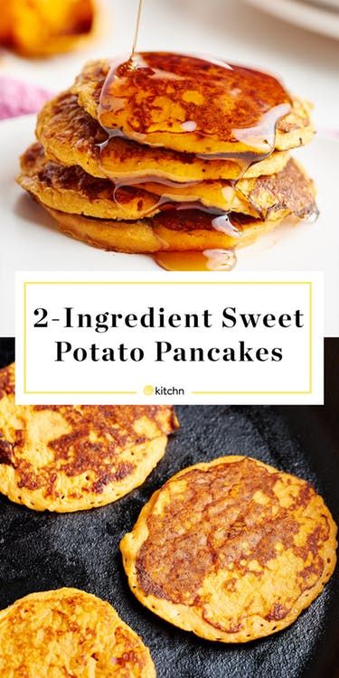 Healthy Meal Prep Potatoes, Gluten Free Sweet Potatoes Recipes, Aip Pancakes Egg Free, Gluten Free Sweet Potato Pancakes, Hashimotos Breakfast Recipes, Dinner Ideas Sweet Potato, Sweet Potato Meals, Egg Sweet Potato, Sweet Potato Pancake