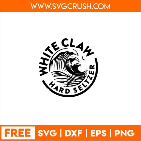 White Claw Logo, Dodge Logo, White Claw Hard Seltzer, Svg Pictures, Free Logos, White Claw, Free Svg Files For Cricut, Cricut Tips, Hard Seltzer