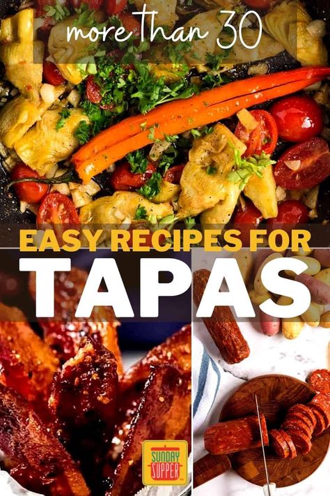 Tapas Dinner, Spanish Tapas Recipes, Tapas Party, Best Tapas, Tapas Dishes, Spain Food, Tapas Recipes, Spanish Tapas, Spanish Dishes