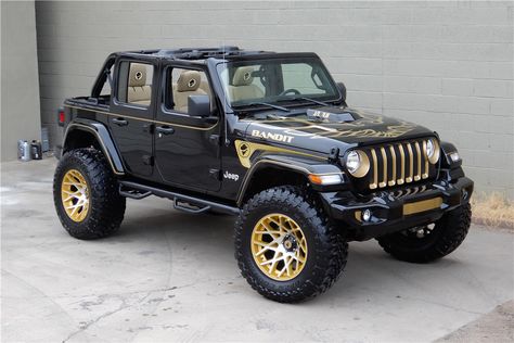 Lifted Jeeps, Cj Jeep, Custom Jeep Wrangler, 2018 Jeep Wrangler, Black Jeep, Jeep Jl, Custom Jeep, Barrett Jackson Auction, Jeep Rubicon