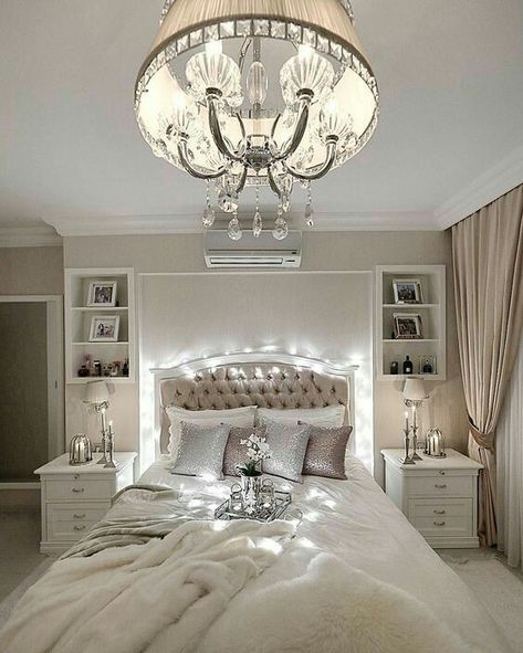 Romantic Bedroom Design, Bedrooms For Couples, Fancy Bedroom, Romantic Bedroom, Ideas For Couples, Gray Bedroom, Dream Rooms, Beautiful Bedrooms, Dream Bedroom