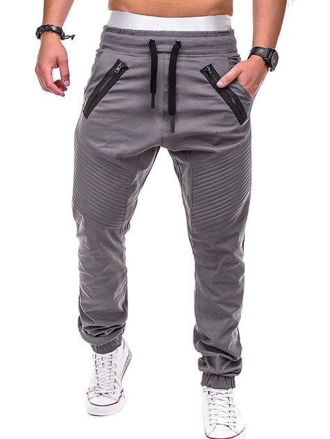 Jogger Outfit, Trendy Joggers, Jogger Pants Style, Jogger Pants Casual, Mens Jogger Pants, Cheap Mens Fashion, Joggers Outfit, Casual Joggers, Sports Trousers