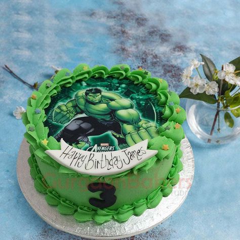 Hulk Birthday Party Decorations, Hulk Cupcakes, Hulk Birthday Cakes, Photo Cakes, Hulk Birthday Parties, Baking For Beginners, Boys 1st Birthday Cake, Hulk Birthday, Cupcake Birthday Cake