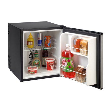 Avanti SHP1702SS 1.7-cu.-ft. Superconductor Auto Defrost Refrigerator - Black with Stainless Steel Door, Gray Pintu Ganda, Compact Fridge, Stainless Steel Fridge, Portable Refrigerator, Dorm Room Organization, Mini Fridges, Door Shelves, Compact Refrigerator, Dorm Room Essentials