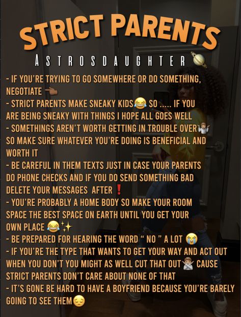 Astros Daughter, Advice For Teenage Girls Life, Strict Parents Quotes Daughters, Astro Daughter, Girly Advice, Tips Tiktok, Girly Tips, Boyfriend Advice, Teen Advice