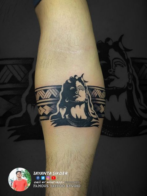 CUSTOMIZE ADIYOGI TATTOO DESIGN Mahadev Band Tattoo Design, Adiyogi Tattoo Design, Adiyogi Tattoo, Shiva Band Tattoo, Mahadev Tattoos, Adiyogi Shiva, Tattoo Training, Mahadev Tattoo, Aquarius Tattoo