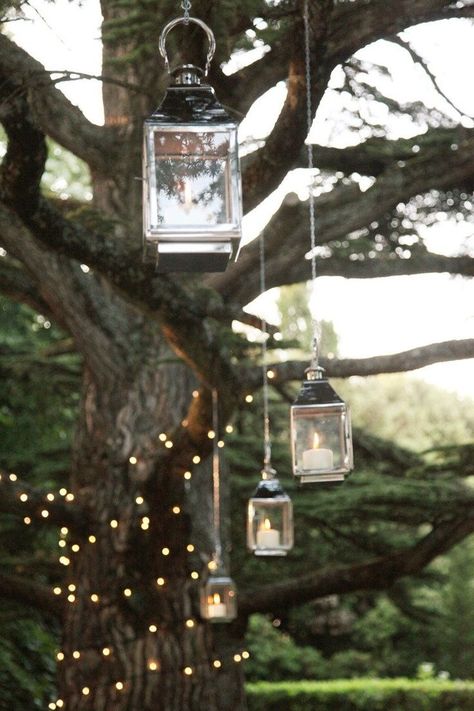 Tree Lanterns, Luxury Wedding Decor, Hippie Wedding, Tuscan Wedding, Garden Wedding Decorations, Wedding Decor Inspiration, Wedding Boutique, Woodland Wedding, Forest Wedding