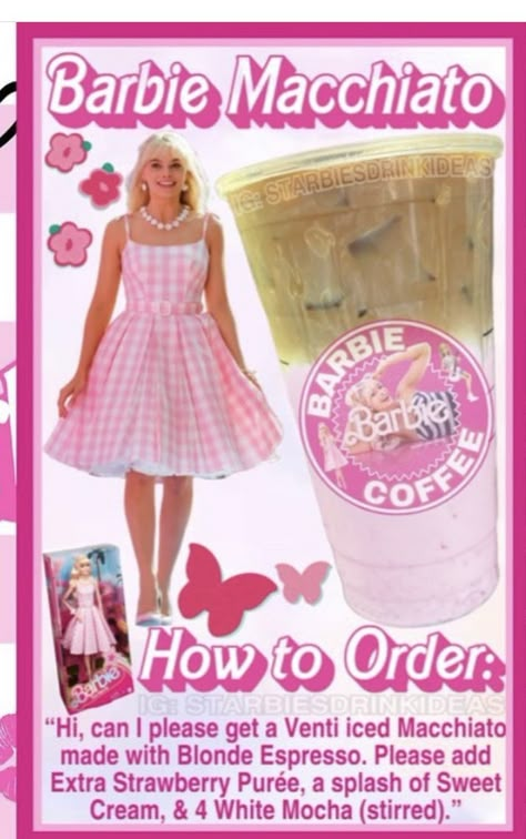 Melanie Martinez Starbucks Drink, Drinks To Order At Starbucks, Tea Drinks Recipes, Custom Starbucks Drinks, Sienna Core, Starbucks Orders To Try, Drink Combos, Starbucks Drinks To Order, Lady Glitter Sparkles