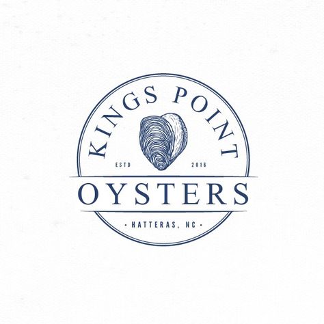 Oyster farm needs raw talent for logo by CHAMBER 5 Oyster Logo Design, Nautical Graphic Design, Oyster Logo, Modern Nautical, Farm Logo, Typo Logo, Textile Prints Design, Cafe Logo, Graphic Design Tools