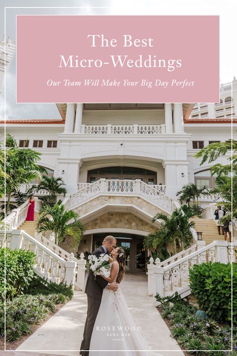 Our expert wedding planning team will make your big day perfect. Let us help plan your micro-wedding at Rosewood Baha Mar in Nassau, The Bahamas. Baha Mar Wedding, Bahamas Wedding Venues, Rosewood Baha Mar, Baha Mar, Bahamas Wedding, The Bahamas, Nassau, What It Takes, Bahamas