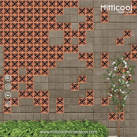 #MitticoolHomeDecor #Decor #terracottajaali #residence #architecture #terracotta #green #facade #facadedesign #detail #tropicalmodernism #tropicalarchitecture #bungalow #architectinranchi #architect #concretedesign #breezeblocks #jabalpur #bungalowdesign #clayjali #terracottajaliblocks #jalifacade #jali #architectinmp #residential #AtmanirbharBharat #Vocal4Local #makeinindia Terracotta Jaali Design, Terracotta Jali Elevation, Terracotta Jali Design, Jali Designs, Jaali Design, Terracotta Clay, Entrance Design, I Cool, Door Design