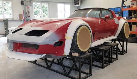 [PICS] C3 Corvette Widebody Under Construction By Tuning Shop in Poland - Corvette: Sales, News & Lifestyle Corvette Summer, Corvette Custom, C3 Corvette, C8 Corvette, Factory Five, Corvette C3, Red Corvette, Custom Bobber, Rims For Cars