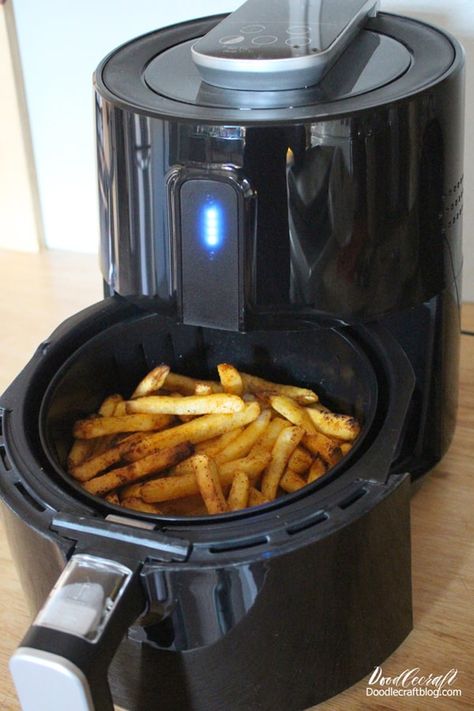 Seasoned Fries Recipe for Air Fryer from Hamilton Beach Seasoned Fries Recipe, Recipe For Air Fryer, Seasoned Fries, Cooks Air Fryer, Fresh Potato, Air Fryer Oven Recipes, Fries Recipe, Zucchini Fries, Air Fryer Dinner Recipes