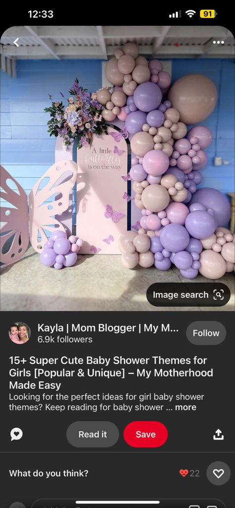 Brown Baby Shower Ideas, Purple Baby Shower Theme, Purple Baby Shower Decorations, Teddy Bear Baby Shower Theme, Purple Baby Shower, Lavender Baby Showers, Butterfly Baby Shower Theme, Bear Baby Shower Theme, Baby Shower Purple