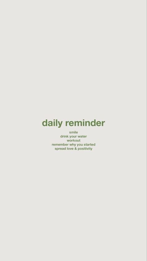 Wellness Wallpaper Iphone, Fresh Start Aesthetic Wallpaper, Simple Inspiring Quotes, Daily Reminder Quotes Aesthetic, Gentle Reminder Quotes, Simple Inspirational Quotes, Water Bottle Aesthetic, Fresh Start Quotes, Message Wall