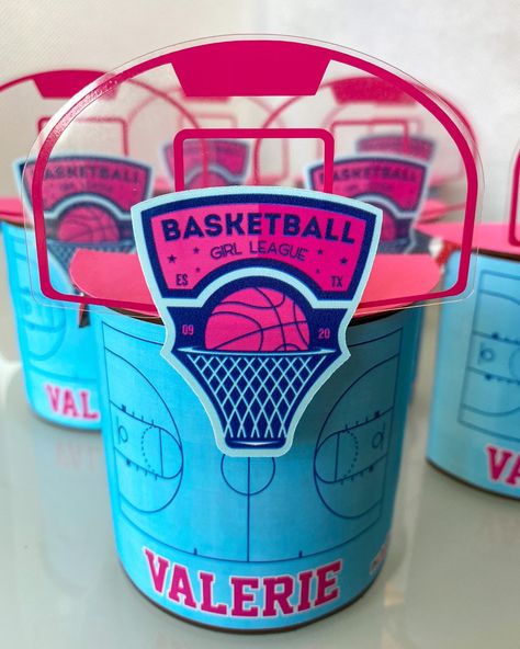 Pink Basketball Birthday Party, Basketball Quinceanera Ideas, Girls Basketball Party Ideas, Basketball Sweet 16, Girls Basketball Birthday Party, Nike Basketball Theme Birthday, Basketball Theme Birthday Party Amazon.com, Barbie Centerpieces, Nutella Go