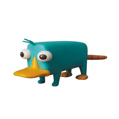 Perry the Platypus VCD by Medicom #perrytheplatypus #phineasandferb #platypus #agentp #disney #medicom #medicomtoy #vinyltoy Platypus Perry, Perry The Platypus, Toy Toy, Medicom Toy, Nose Drawing, Character And Setting, Toy Art, Phineas And Ferb, Platypus