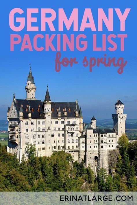 How To Dress In Germany, Germany Packing List, Travel Outfit Spring, Business Trip Packing, Germany Trip, Time In Germany, Germany Travel Guide, Germany Vacation, Europe Packing List