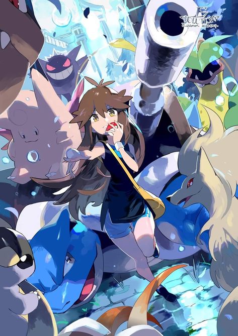 Pokemon Full Art, Pokemon Trainer Red, Green Pokemon, Pokemon Red Blue, Pokemon Adventures Manga, Pokemon Photo, Pokemon Blue, Pokemon Backgrounds, Cool Pokemon Wallpapers