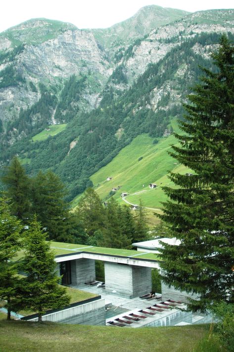 Therme Vals - Picture gallery Thermal Vals, Peter Zumthor Therme Vals, Zumthor Therme Vals, Therme Vals, Architecture 101, City Landscapes, Resort Architecture, Peter Zumthor, Thermal Spa