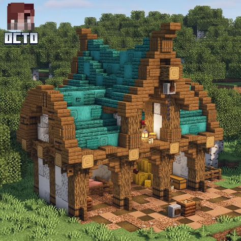 Mc Medival House, Minecraft Medieval Starter Base, Medium House Minecraft, Minecraft Medieval Enchanting Room, Minecraft Fantasy Farm Ideas, Minecraft Houses Viking, Minecraft Medieval Animal Farm, Minecraft Medieval Horse Stable, Minecraft Guildhouse