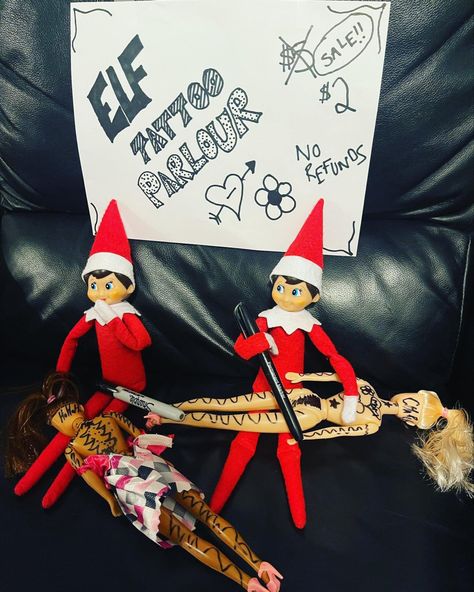 Elf Tattoo, Elf Ideas, Buddy The Elf, Tattoo Parlors, The Elf, Elf On The Shelf, Elf, Tattoos